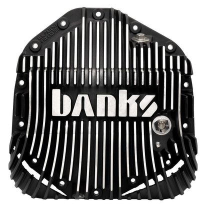 Ram-Air Differential Cover Kit for 19-26 Ram and 20-26 Chevy/GMC, with 11.5 inch or 12 inch 14-Bolt AAM Rear Axle Satin Black/Machined Banks Power