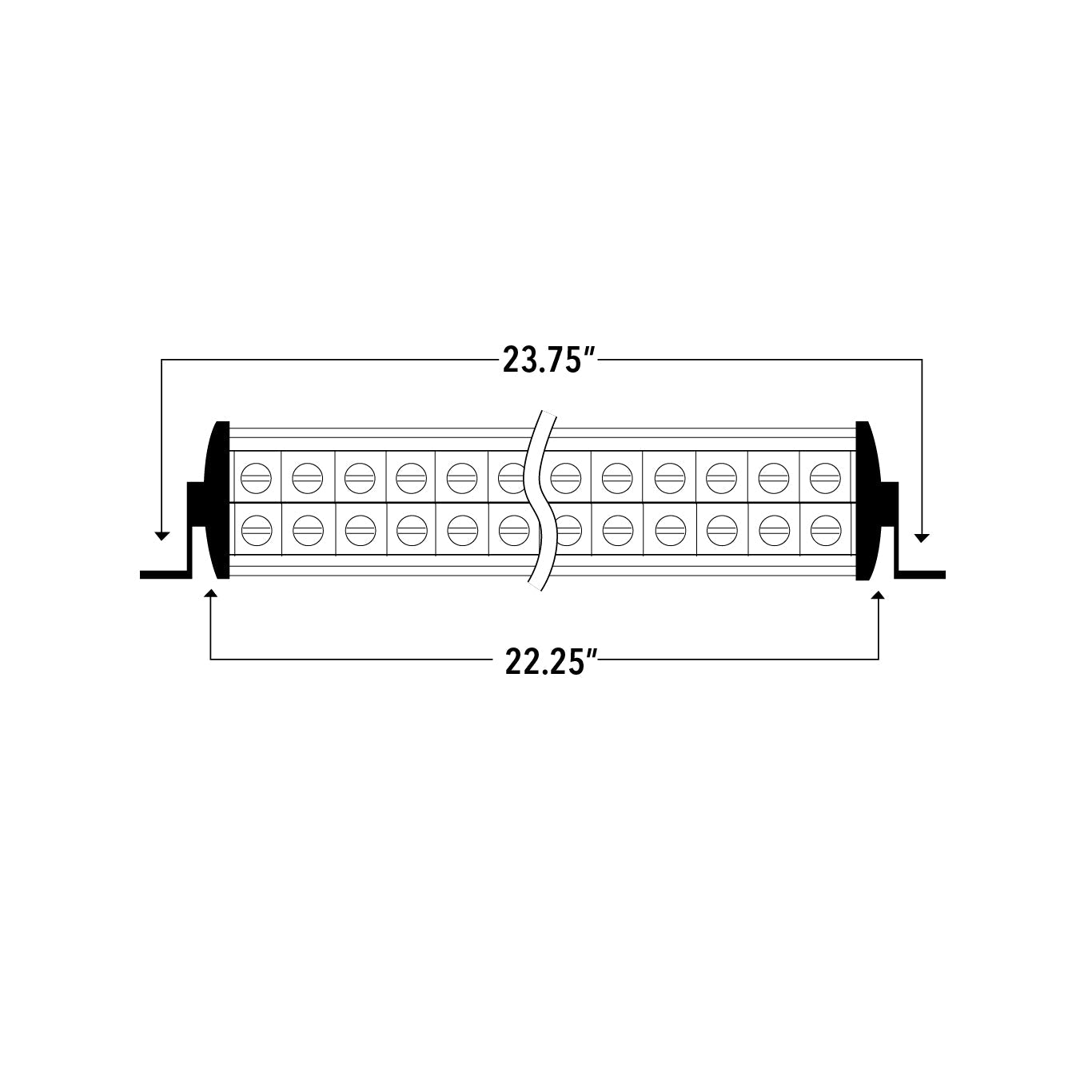 20" Dual Row LED Light Bar - DRC20, 10-10026 & 10-10038