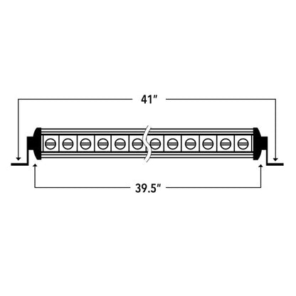 Hi-Lux 2.0 - Single Row 40" Light Bar, 10-10159