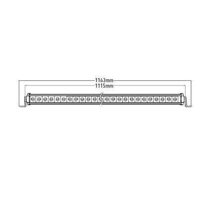 43.5" Single Row Curved LED Light Bar - SRX43.5, 10-10021