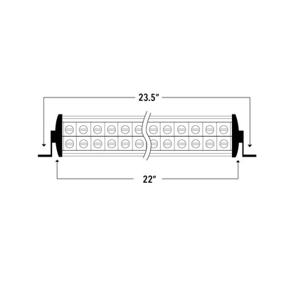 Hi-Lux 2.0 - Dual Row 20" Light Bar, 10-10152