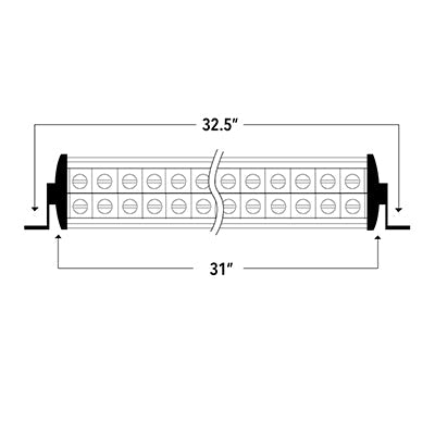 30" Infinity Dual Row LED Light Bar, 10-10119