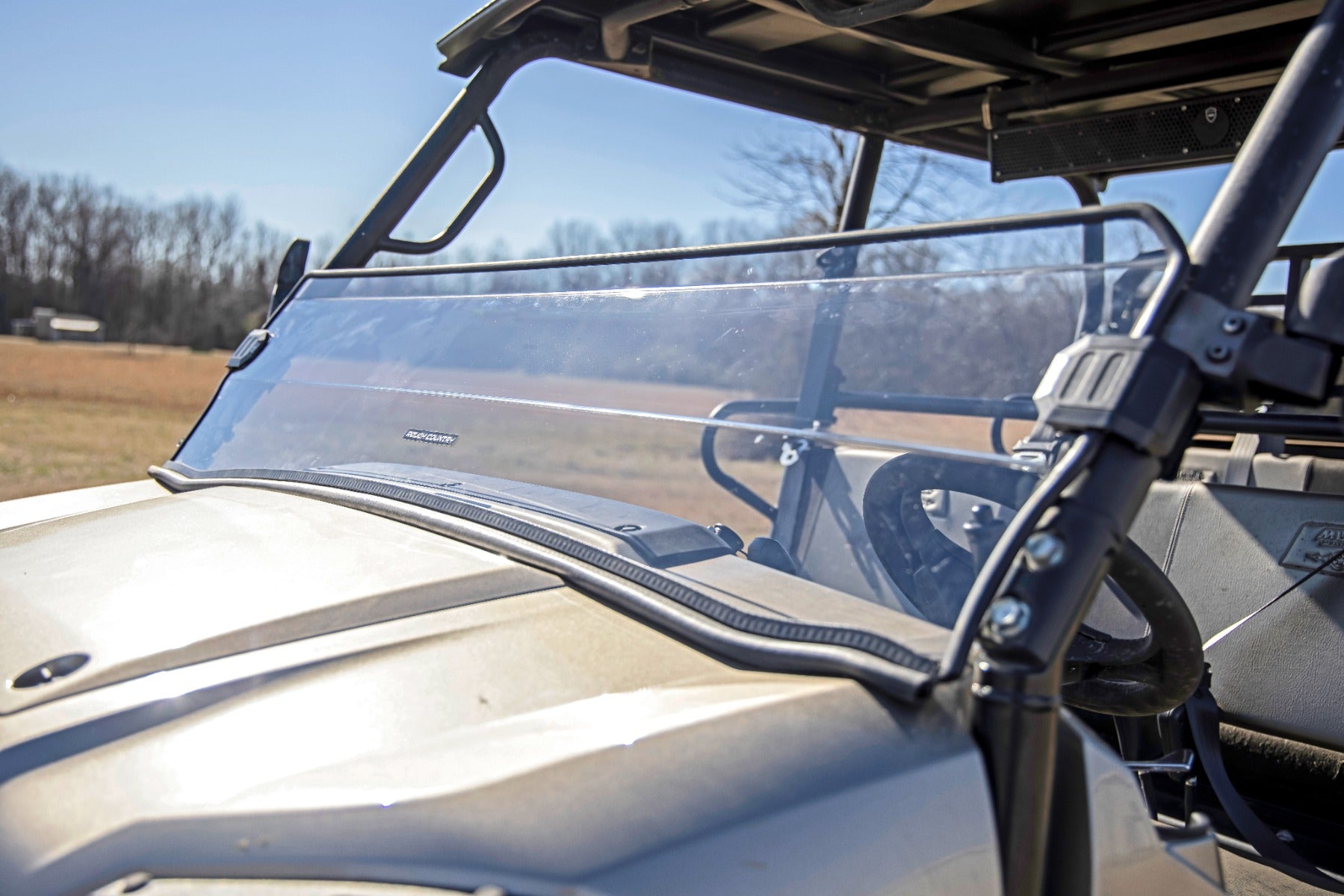 Half Windshield | Scratch Resistant | Kawasaki Mule