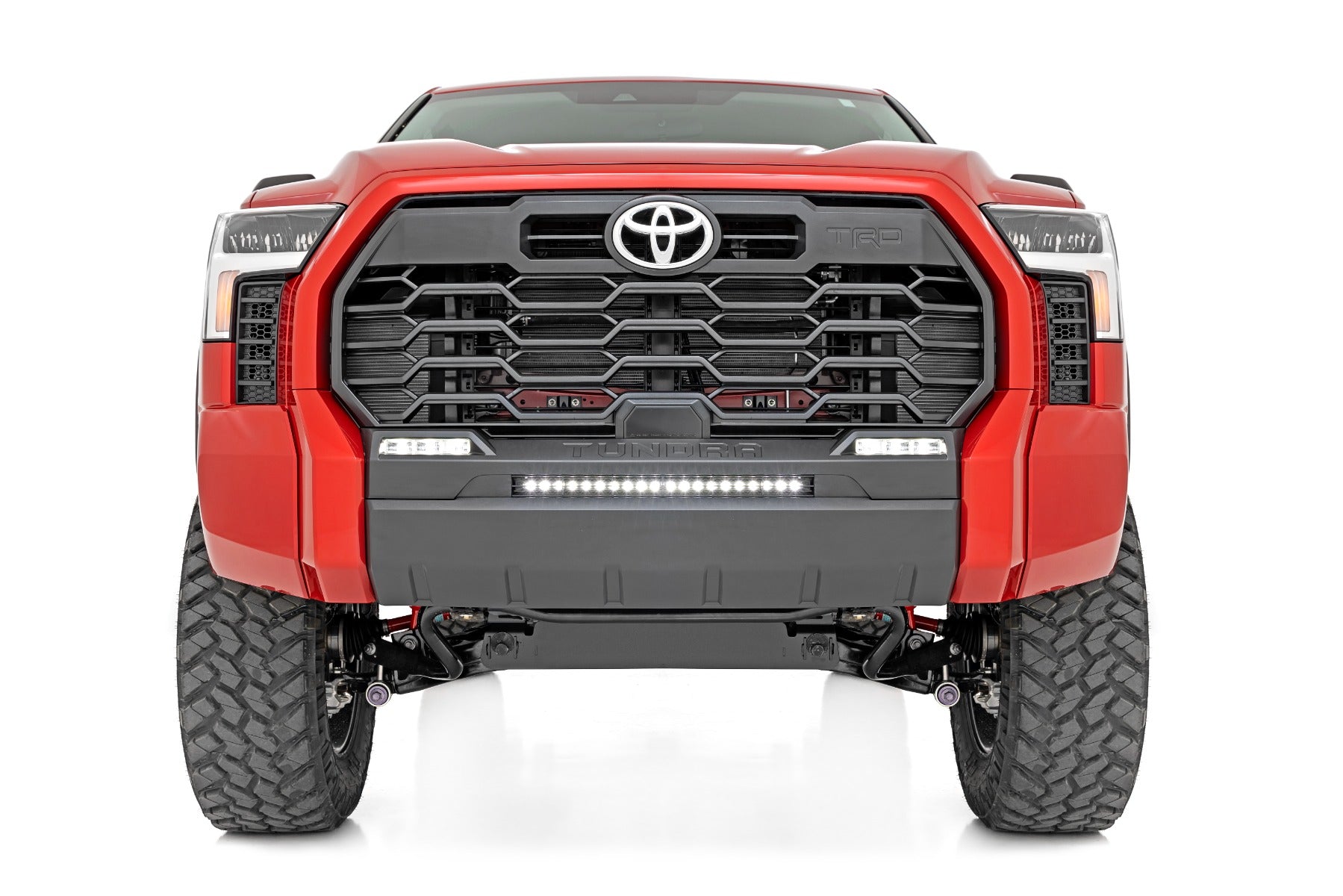 LED Light Kit | Bumper Mount | 20" Black Slim Line | Toyota Tundra (22-24)