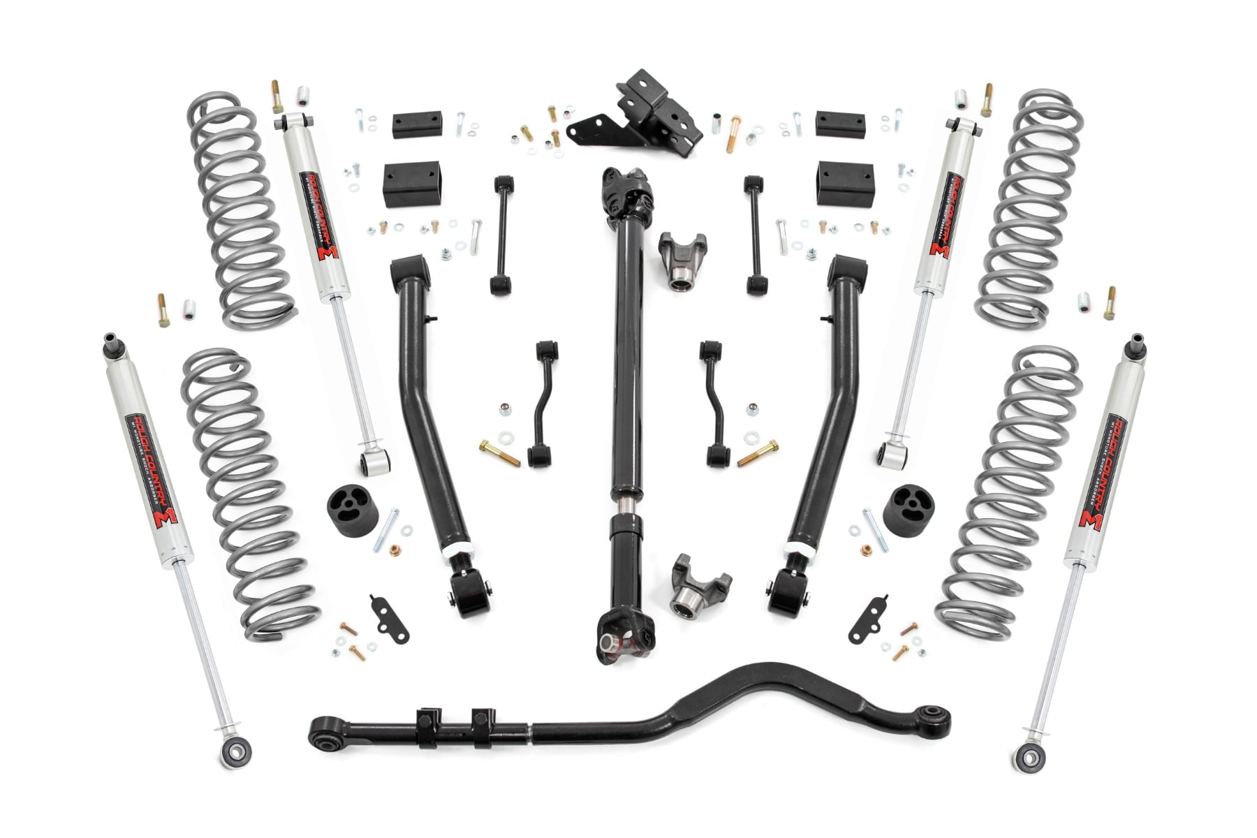 3.5 Inch Lift Kit | Adj Lower | FR D/S | M1 | Jeep Wrangler Unlimited (24-26)