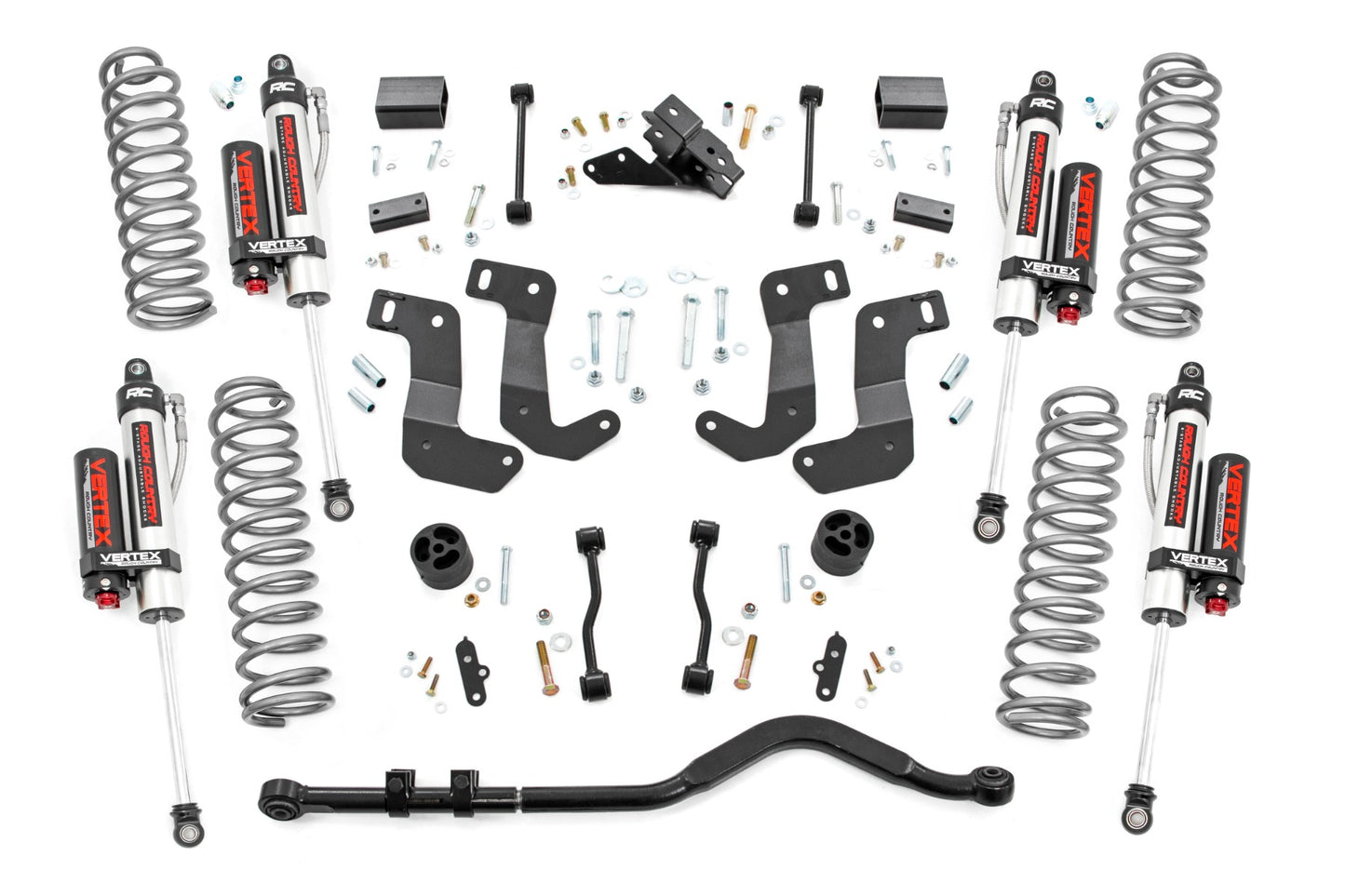 3.5 Inch Lift Kit | C/A Drop | Stage 1 | Vertex | Jeep Wrangler Unlimited (18-23)