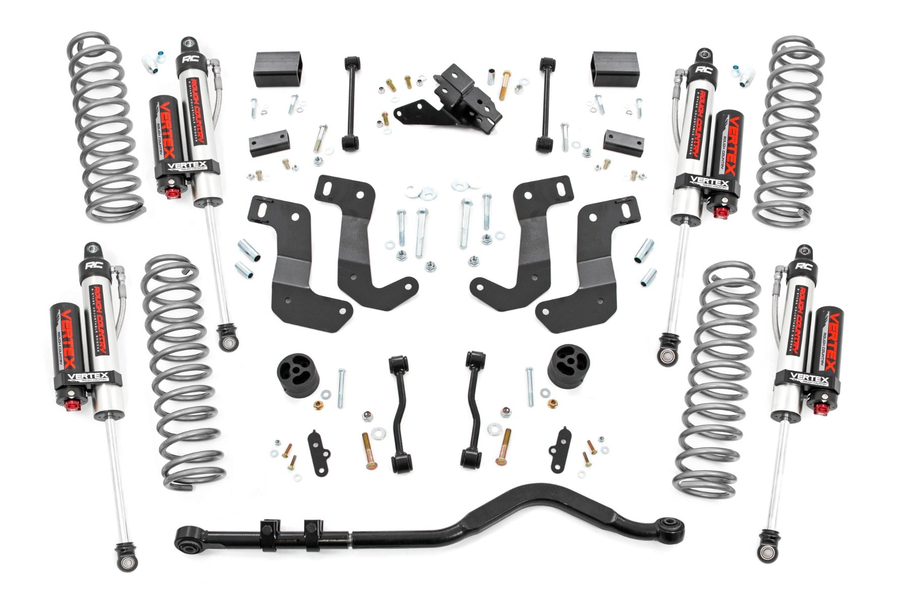 3.5 Inch Lift Kit | C/A Drop | Stage 1 | Vertex | Jeep Wrangler Unlimited (18-23)