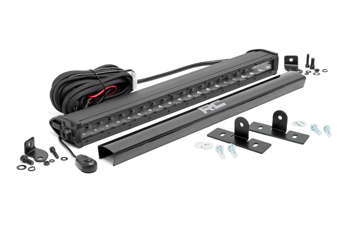 LED Light | Under Bed Mount | 20" Black Single Row | Midsize | Polaris Ranger 500/570/800