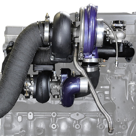 ATS Aurora 3000/5000 Compound Turbo System Fits 1998.5-2002 5.9L Cummins
