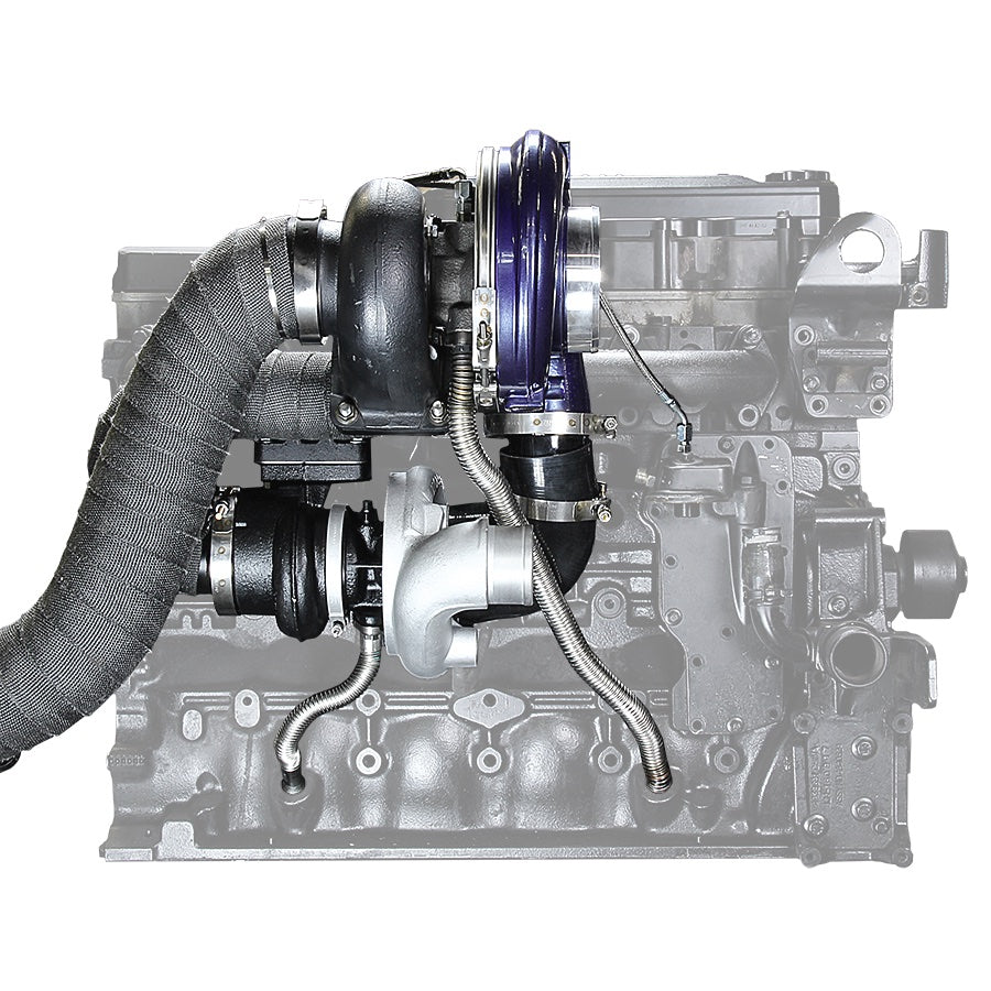 ATS Aurora Plus 5000 Compound Turbo System Fits 2003-2007 5.9L Cummins