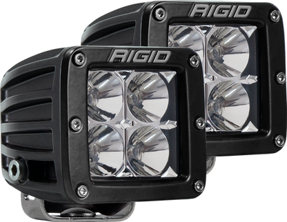 Flood Surface Mount Black Pair D-Series Pro RIGID Industries