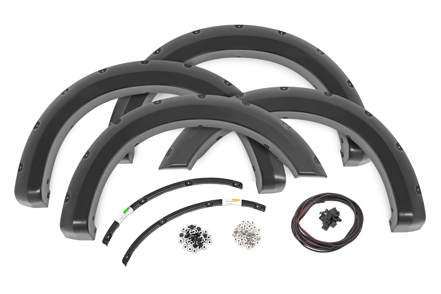Pocket Fender Flares | Gloss Black | Ford F-250/F-350 Super Duty (23-26)