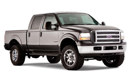 Black OE Style Smooth Finish 4-Piece Fender Flare Set For 1999-2007 Ford F250/F350 Super Duty Bushwacker