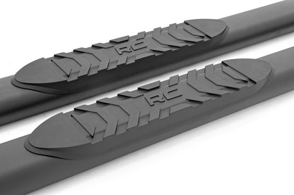 Oval Nerf Step 4.5 Inch Crew Cab Black 21-22 Chevy/GMC Tahoe/Yukon Rough Country