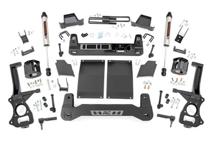 6.0 Inch Suspension Lift Kit Strut Spacers and V2 Diesel 19-20 Chevy 1500 PU 4WD/2WD Rough Country