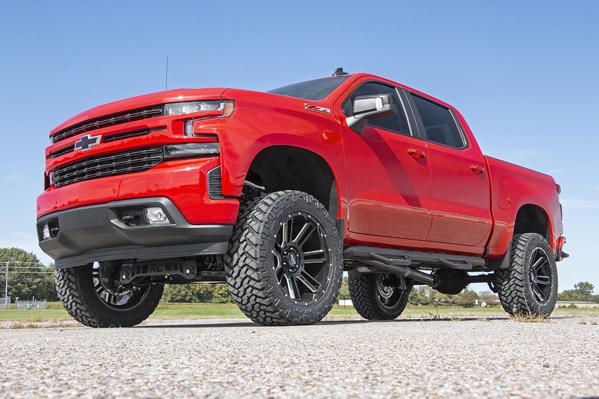 6.0 Inch Suspension Lift Kit Strut Spacers and V2 Diesel 19-20 Chevy 1500 PU 4WD/2WD Rough Country
