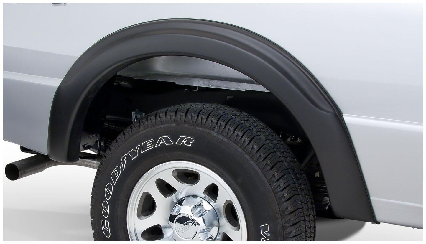 Black OE Style Smooth Finish 4-Piece Fender Flare Set For 1993-2011 Ford Ranger (Excludes FX4) Bushwacker