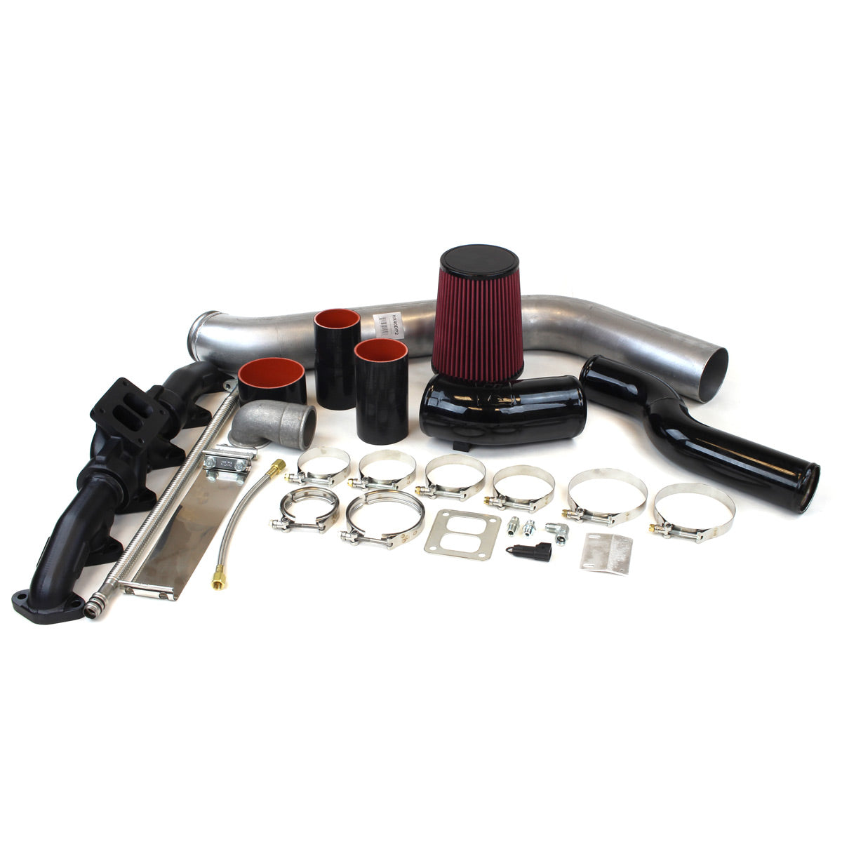 Dodge S300 SX-E 63/68 Single Turbo Kit For 03-07 5.9L Cummins 1.0 AR Industrial Injection