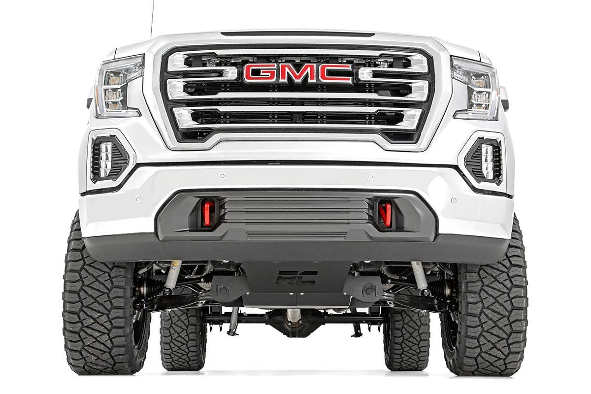 6 Inch Suspension Lift Kit Strut Spacers No Adaptive Ride Control V2 Monotube Shocks 19-20 GMC Silverado/Sierra 1500 4WD/2WD Rough Country