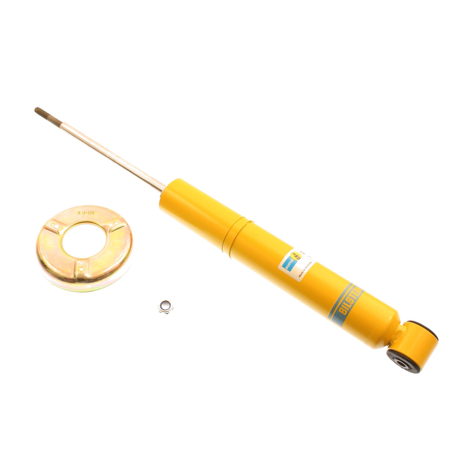 Suspension Shock Absorber Monotube Rear BMW 320i 1983-1977 Eye 10.1mm Stem Yellow Paint B6 Performance Bilstein