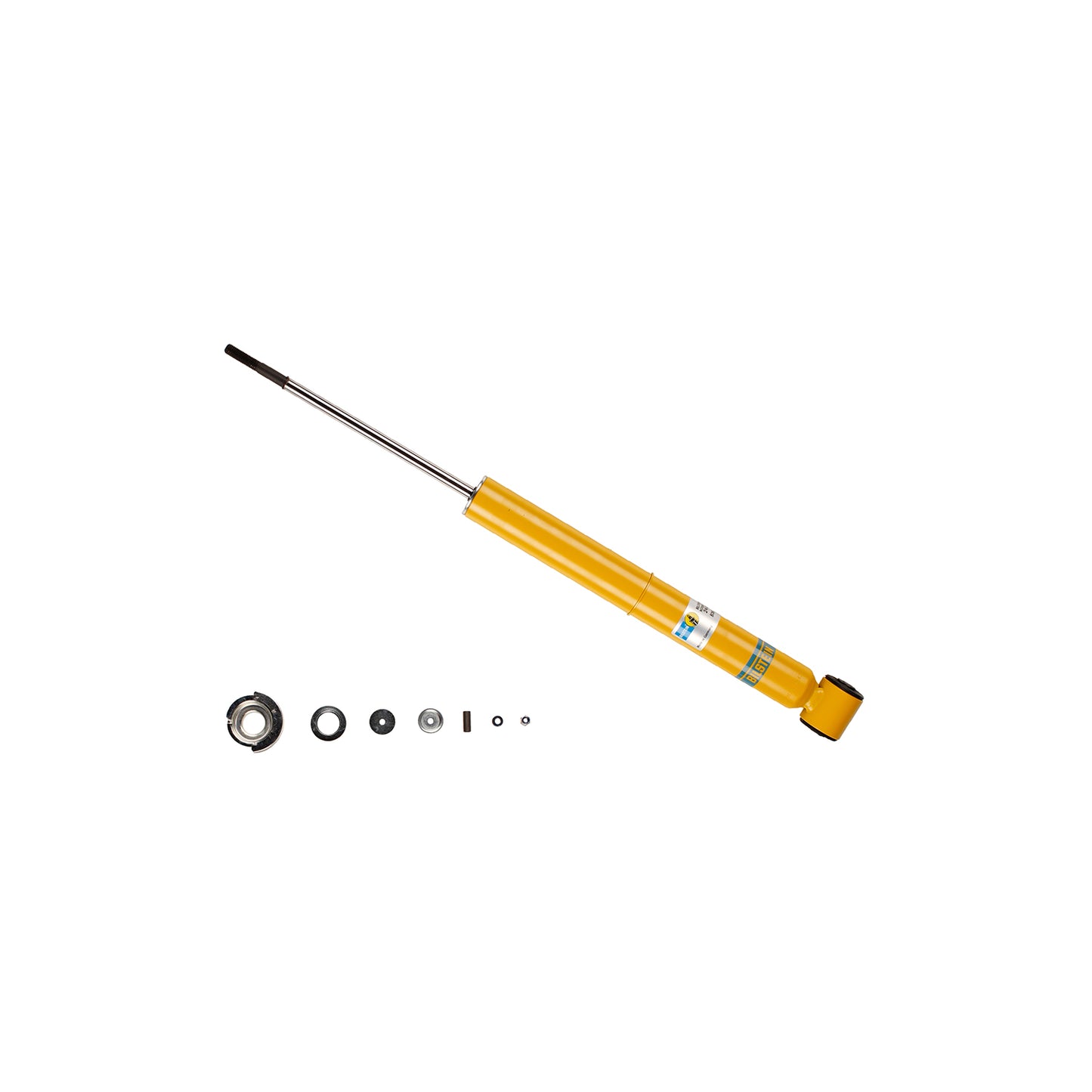 Suspension Shock Absorber Monotube Rear Audi Cabriolet 1998-1994 Eye 10.2mm Stem Yellow Paint B8 Performance Plus Bilstein