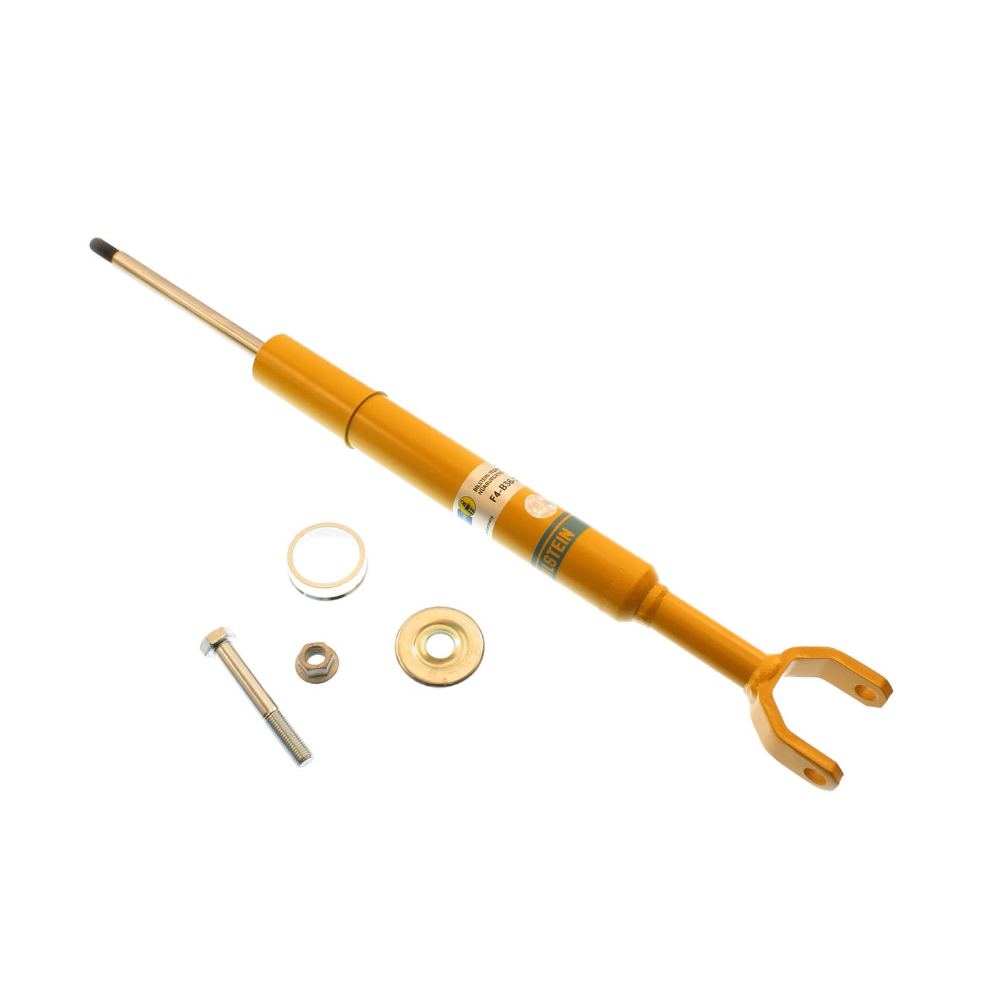 Suspension Shock Absorber Monotube Front Audi A4 2001-1996 A4 Quattro 2001-1996 A6 2000-1998 A6 Quattro 2004-1998 Volkswagen Passat 2000-1998 Clevis Stem Yellow Paint B6 Performance Bilstein
