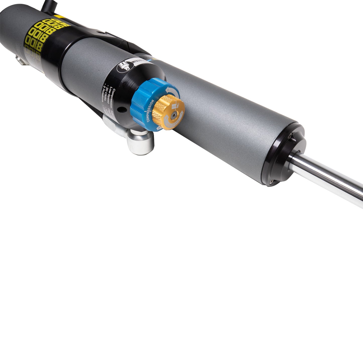 Suspension Shock Absorber Rear Left Monotube Jeep Wrangler 2025-2018 3-4.5 Inch B8 8100 (DSA) Bilstein