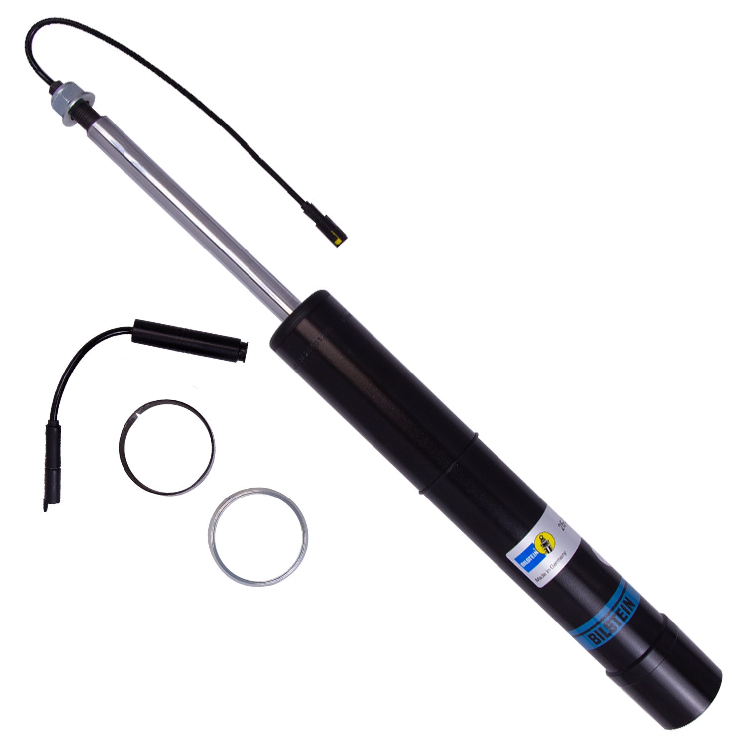 Suspension Shock Absorber Monotube Front Audi A4 2020-2017 Base Cup Stem Black Paint B4 OE Replacement (DampTronic) Bilstein