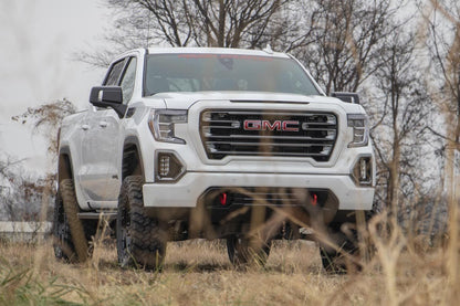 4 Inch Suspension Lift Kit Strut Spacers & V2 Shocks 19 Silverado/Sierra 1500 Trailboss/AT4 4WD Rough Country