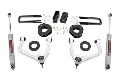 3.5 Inch Suspension Lift Kit w/Forged Upper Control Arms 19-20 Silverado/Sierra 1500 4WD/2WD Rough Country