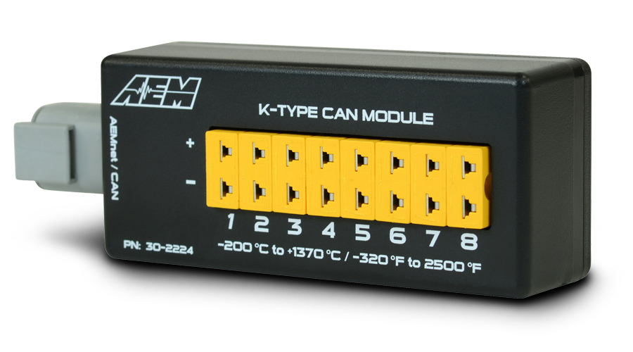 8 Channel CAN EGT Module K-Type EGT Sensors AEM Electronics