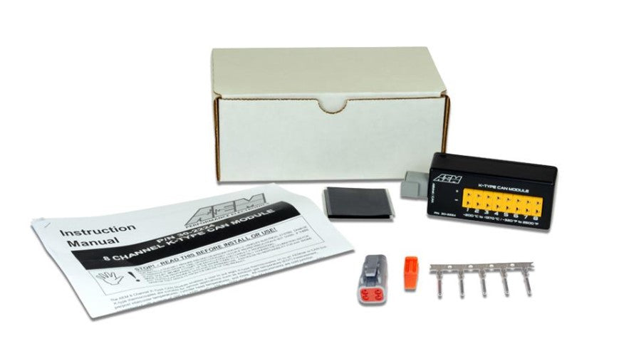 8 Channel CAN EGT Module K-Type EGT Sensors AEM Electronics