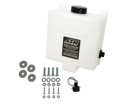 Water/Methanol Injection Reservoir 1.15 Gallon Capacity w/ Fluid level Sensor AEM Electronics