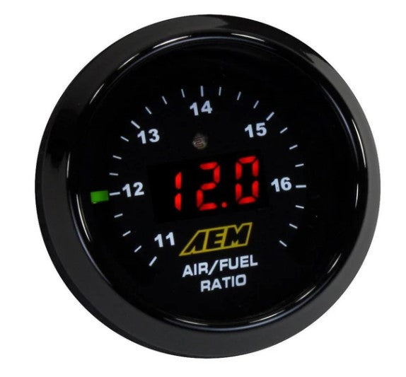 Classic Digital Wideband AFR Gauge (Sensor Not Included) The Original Wideband Air/Fuel Ratio Gauge (No Sensor) AEM Electronics