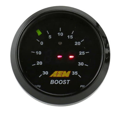 Classic Boost Display Gauge Kit Reads from -30 to 35 PSI AEM Electronics