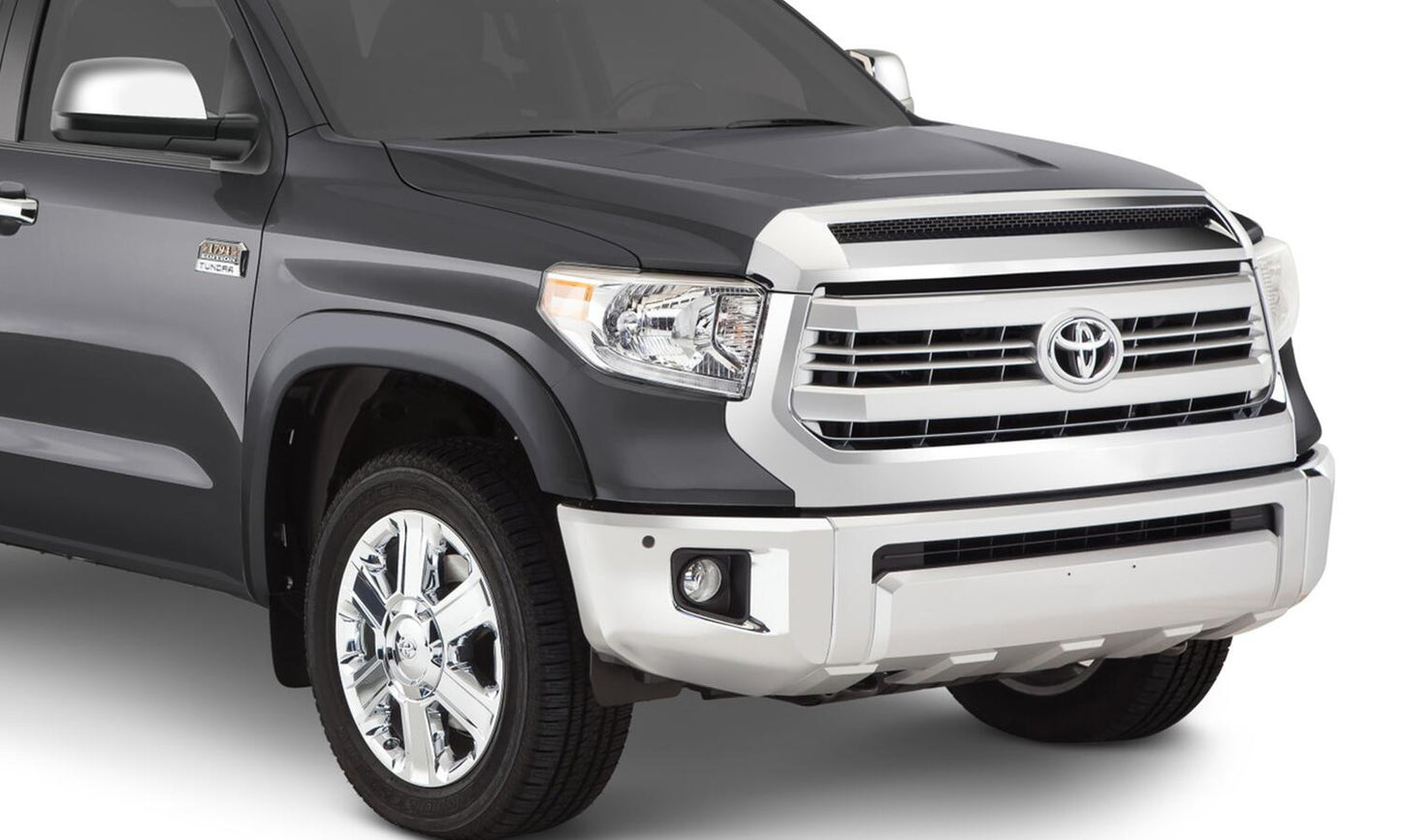 Oe Style Color Matched Magnetic Grey Metallic 4-Piece Fender Flare Set For 2019-2021 Toyota Tundra, Must Remove Mudflaps Bushwacker