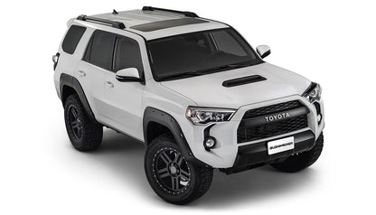 Black Pocket/Rivet Style Smooth Finish 4-Piece Fender Flare Set For 22-26 Toyota Tundra Bushwacker