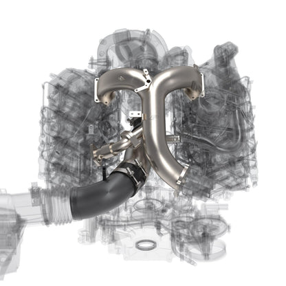 Turbo Inlet and Intake Manifold Kit - Ford 6.7L Powerstroke 2020-2025 - Brushed Pacific Performance Engineering