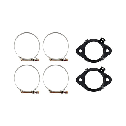 Turbo Inlet and Intake Manifold Kit - Ford 6.7L Powerstroke 2020-2025 - Brushed Pacific Performance Engineering