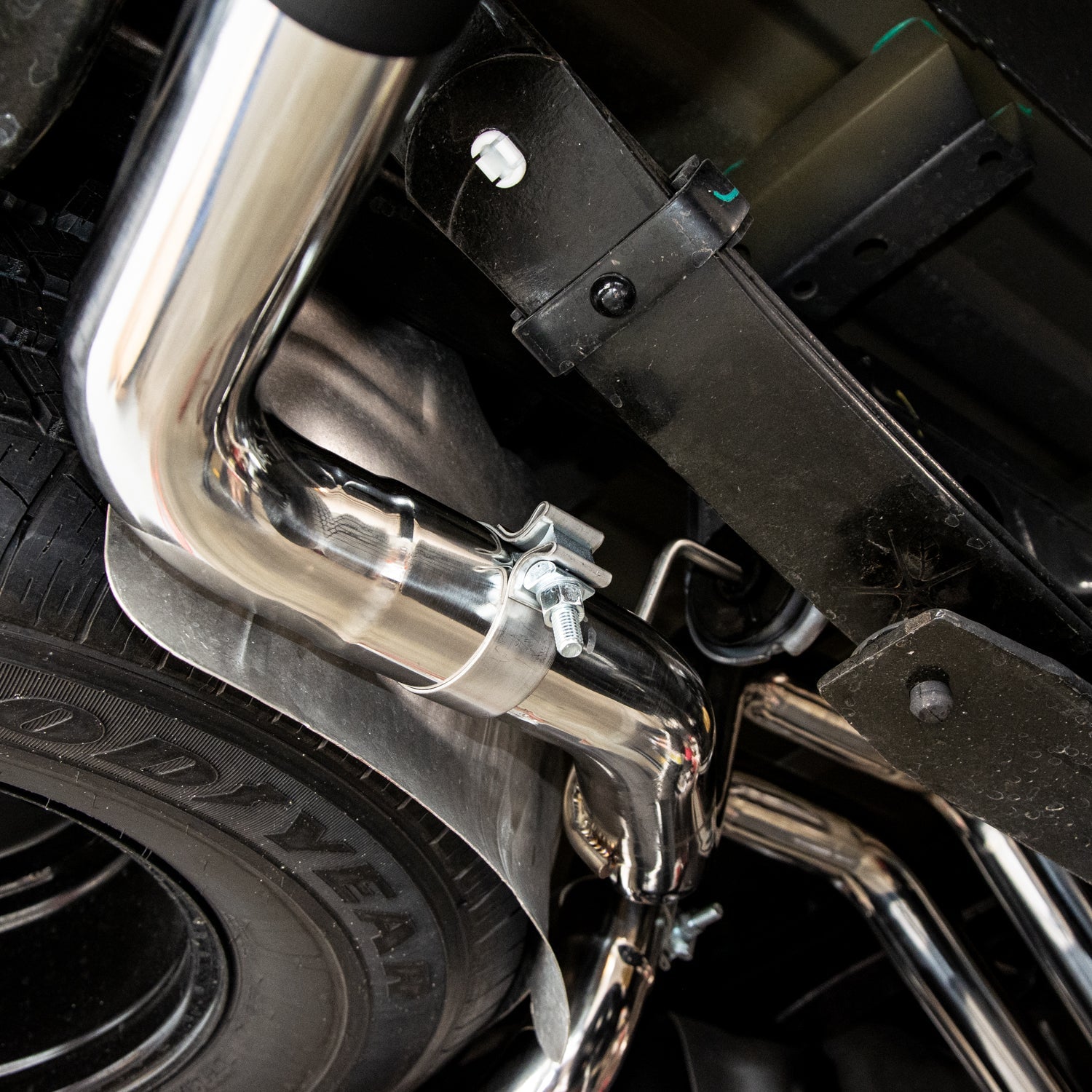 Exhaust Cat Back Ford F150 (2009-2014) Polish Tube Black Tips