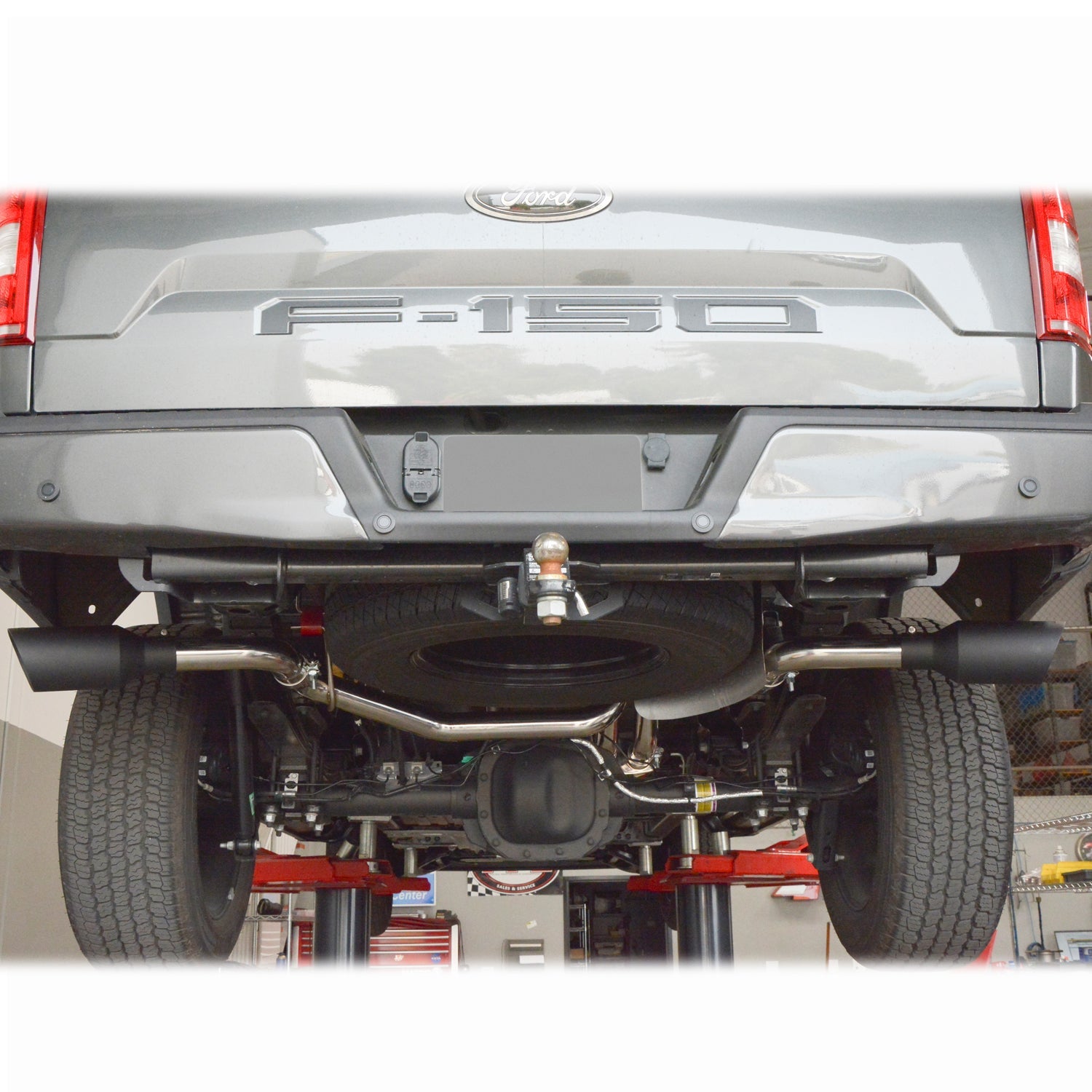 Exhaust Cat Back Ford F150 (2015-2022) Polished Tube Polished Tips