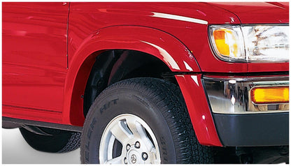 Black Extendafender Style Smooth Finish 4-Piece Fender Flare Set For 1996-2002 Toyota 4Runner Bushwacker