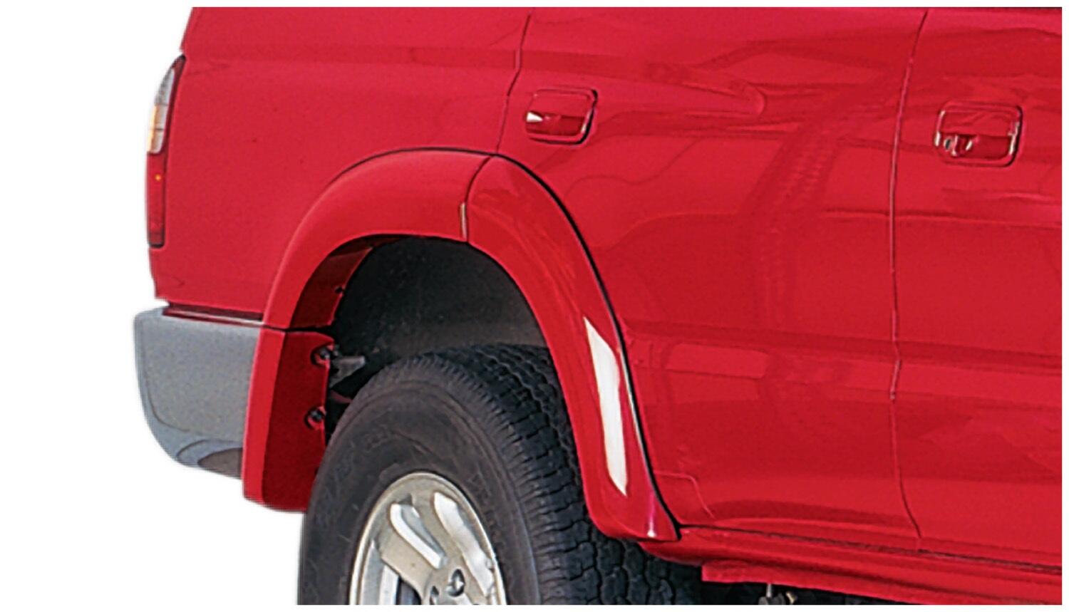 Black Extendafender Style Smooth Finish 4-Piece Fender Flare Set For 1996-2002 Toyota 4Runner Bushwacker