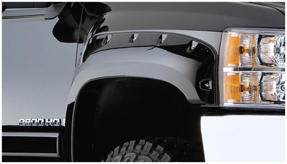 Black Cutout Style Smooth Finish 4-Piece Fender Flare Set For 1995-2004 Toyota Tacoma Bushwacker