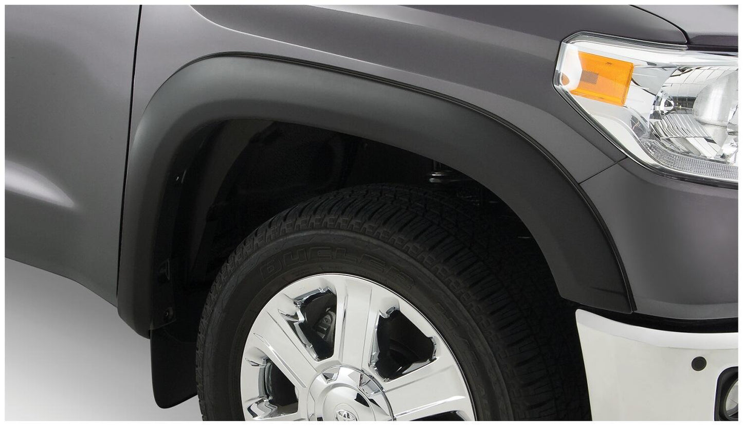 Black OE Style Smooth Finish 4-Piece Fender Flare Set For 2009-2011 Toyota Rav4 (Base Model Only) Bushwacker