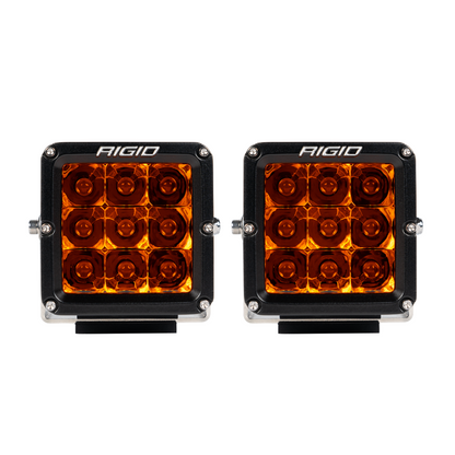 LED Light Pods D-XL Amber PRO Pair Surface Mount Brackets and Hardware Vibration Dampeners Wire Harness & Switch Rigid Industries