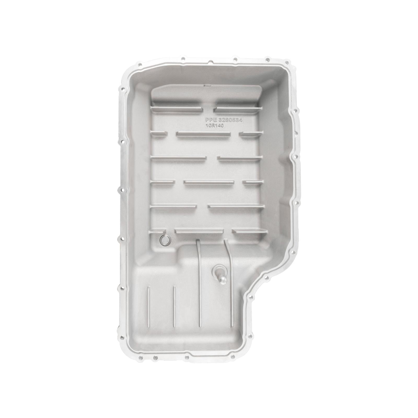 10R140 Deep Transmission Pan SuperDuty Gas 20-25 - Step Bottom-Black Pacific Performance Engineering