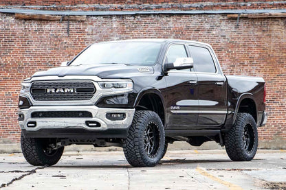 5 Inch RAM Suspension Lift Kit w/V2 Shocks 19-23 RAM 1500 4WD Air Ride/22XL Wheels Rough Country