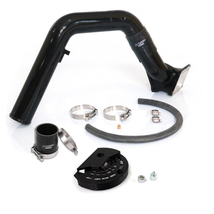 Max Flow Bridge and Cold Side Tube Over Alt for 07.5-10 Chevrolet/GMC Duramax LMM Silk Satin Black HSP Diesel