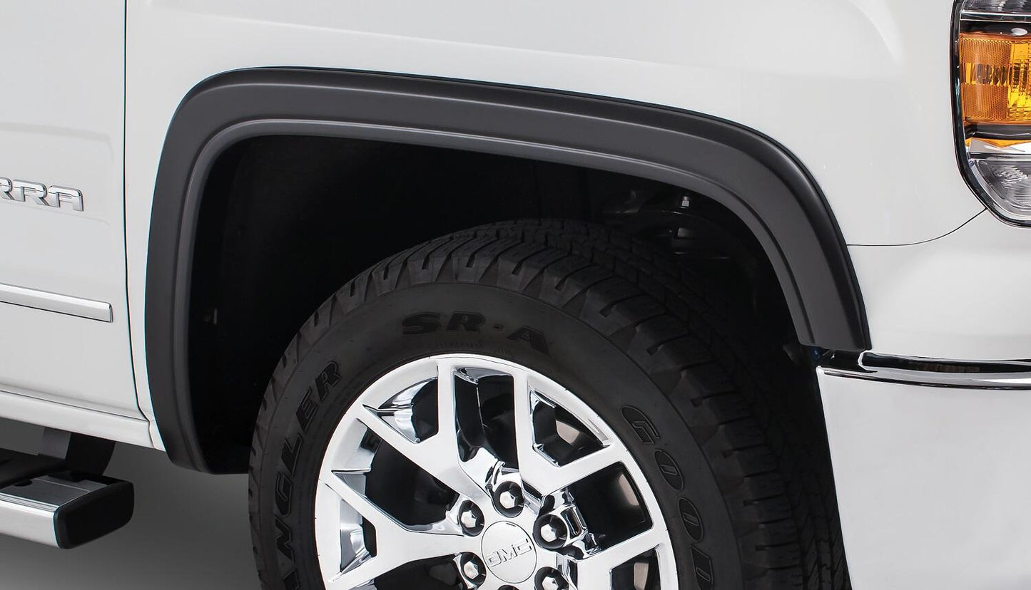 Black OE Style Smooth Finish 4-Piece Fender Flare Set For 2000-2006 Suburban 2003-2006 Yukon Xl 1500, Xl 2500 Bushwacker